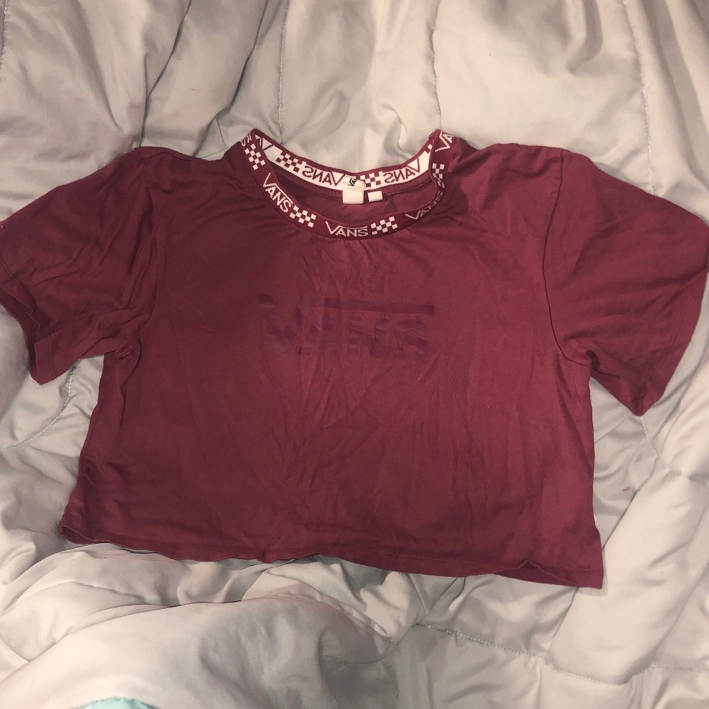 vans crop top
